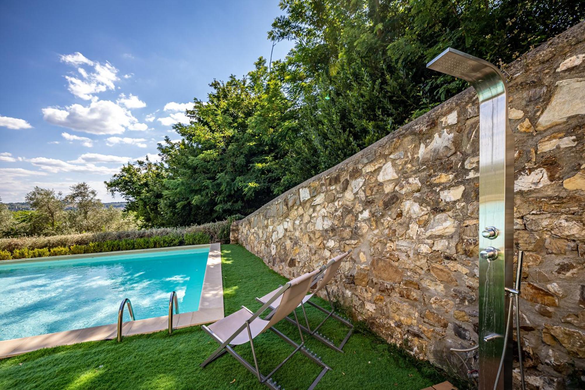Luxury Villa Tolomei Gucci With Spa San Jacopo al Girone Exteriör bild