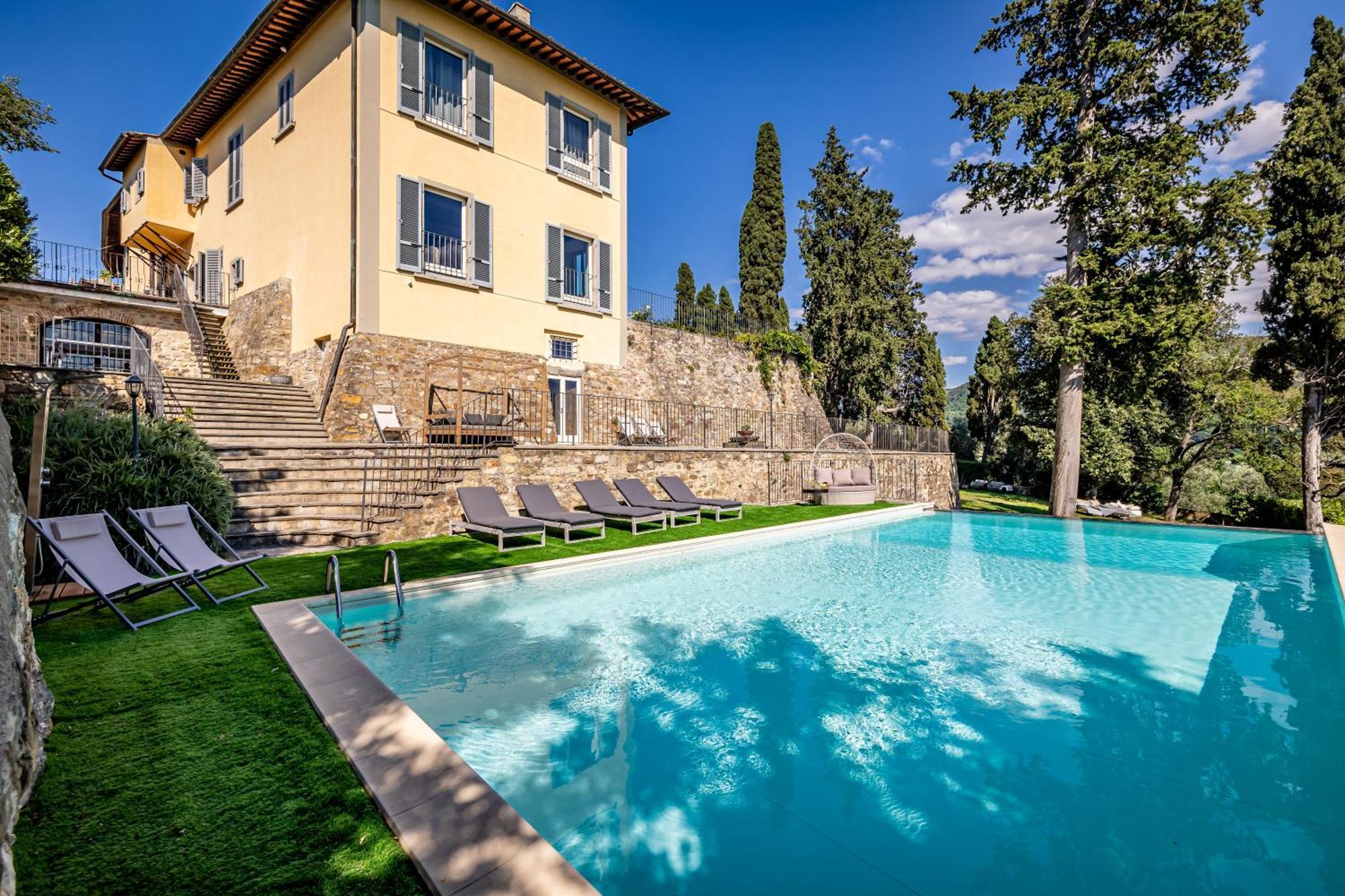 Luxury Villa Tolomei Gucci With Spa San Jacopo al Girone Exteriör bild