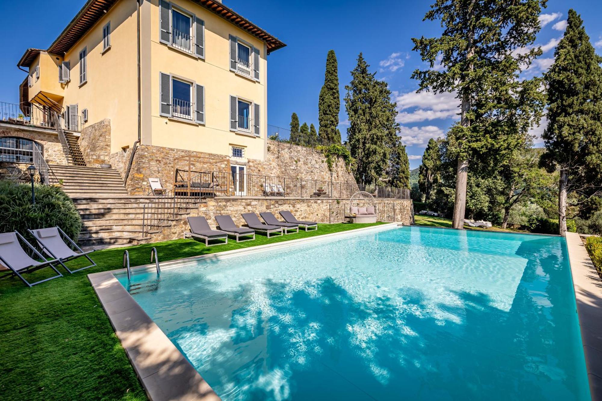 Luxury Villa Tolomei Gucci With Spa San Jacopo al Girone Exteriör bild