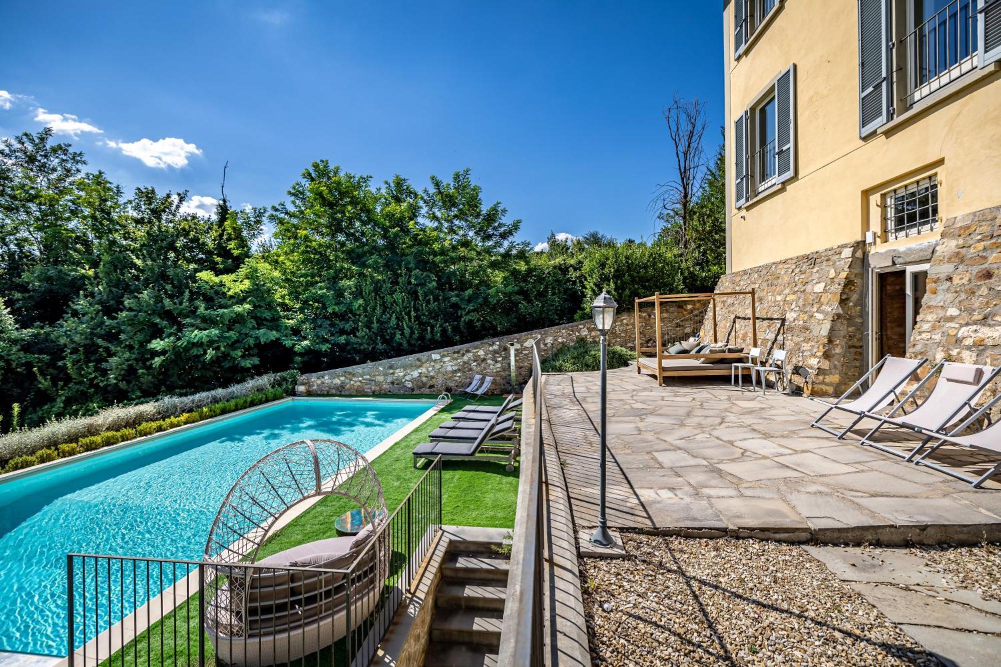 Luxury Villa Tolomei Gucci With Spa San Jacopo al Girone Exteriör bild