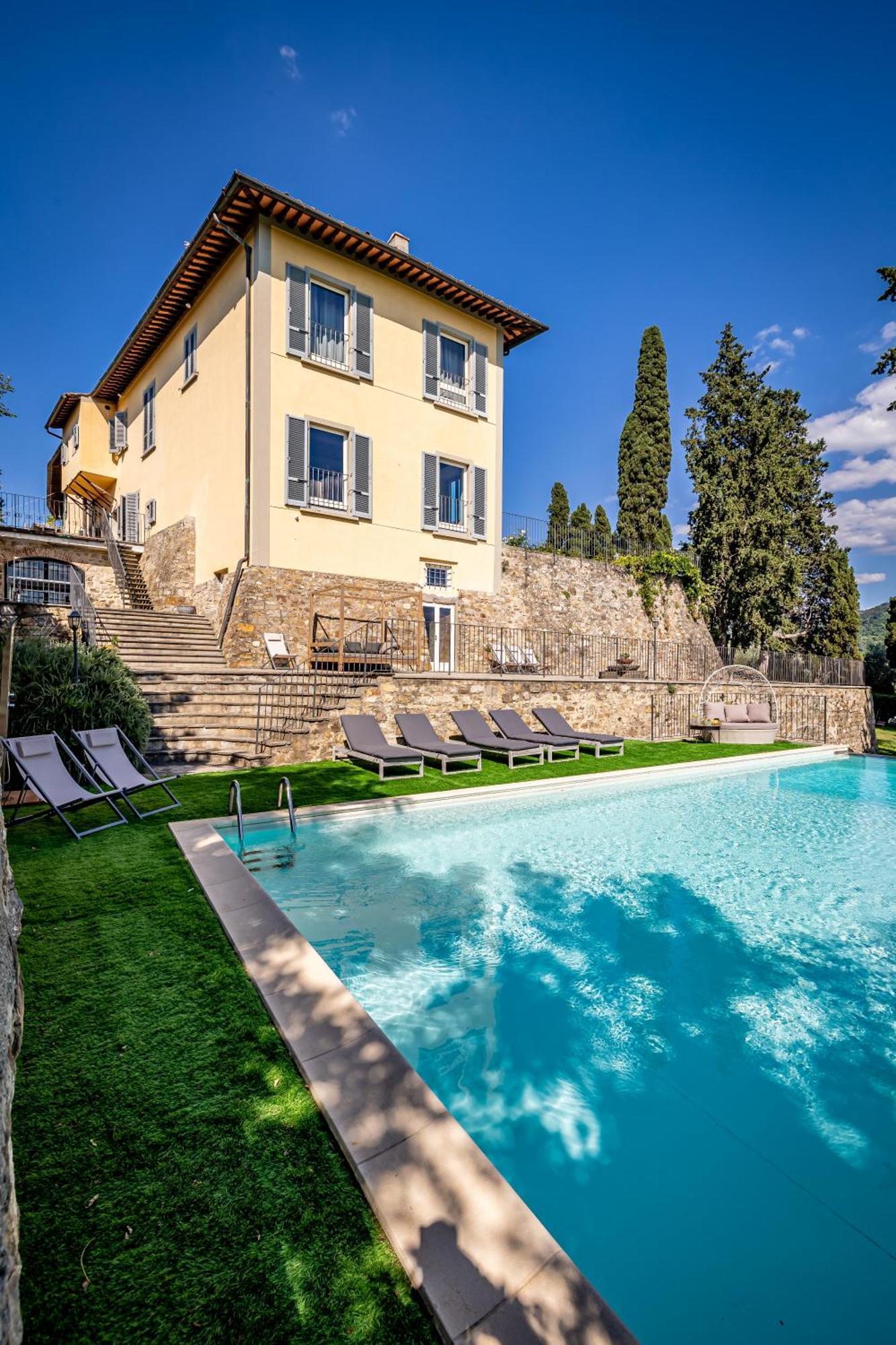Luxury Villa Tolomei Gucci With Spa San Jacopo al Girone Exteriör bild
