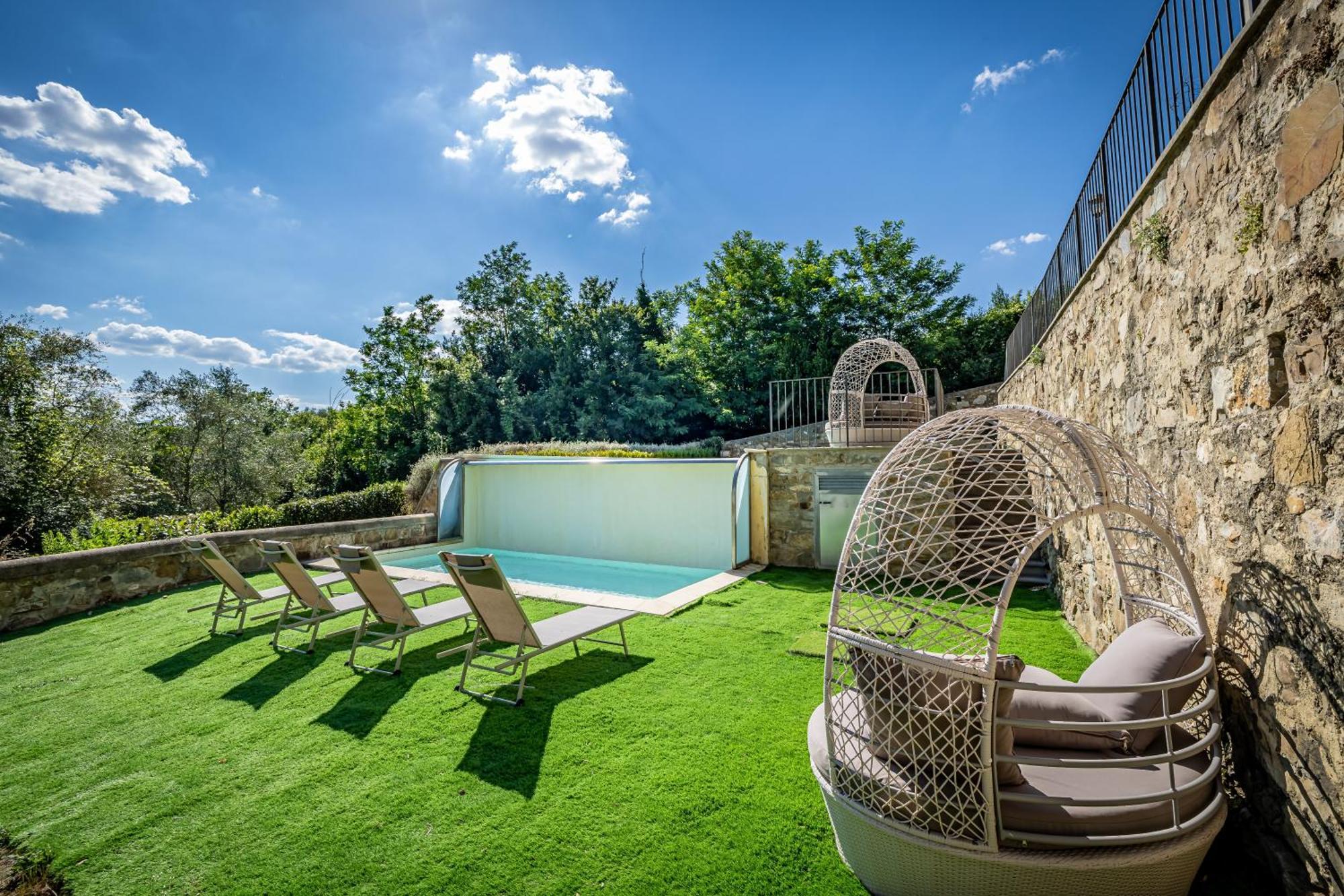 Luxury Villa Tolomei Gucci With Spa San Jacopo al Girone Exteriör bild