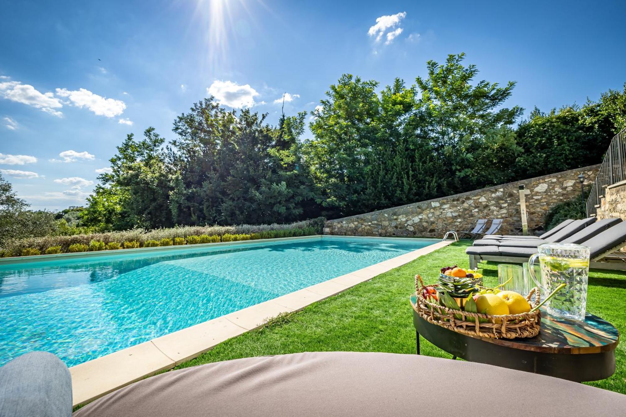 Luxury Villa Tolomei Gucci With Spa San Jacopo al Girone Exteriör bild