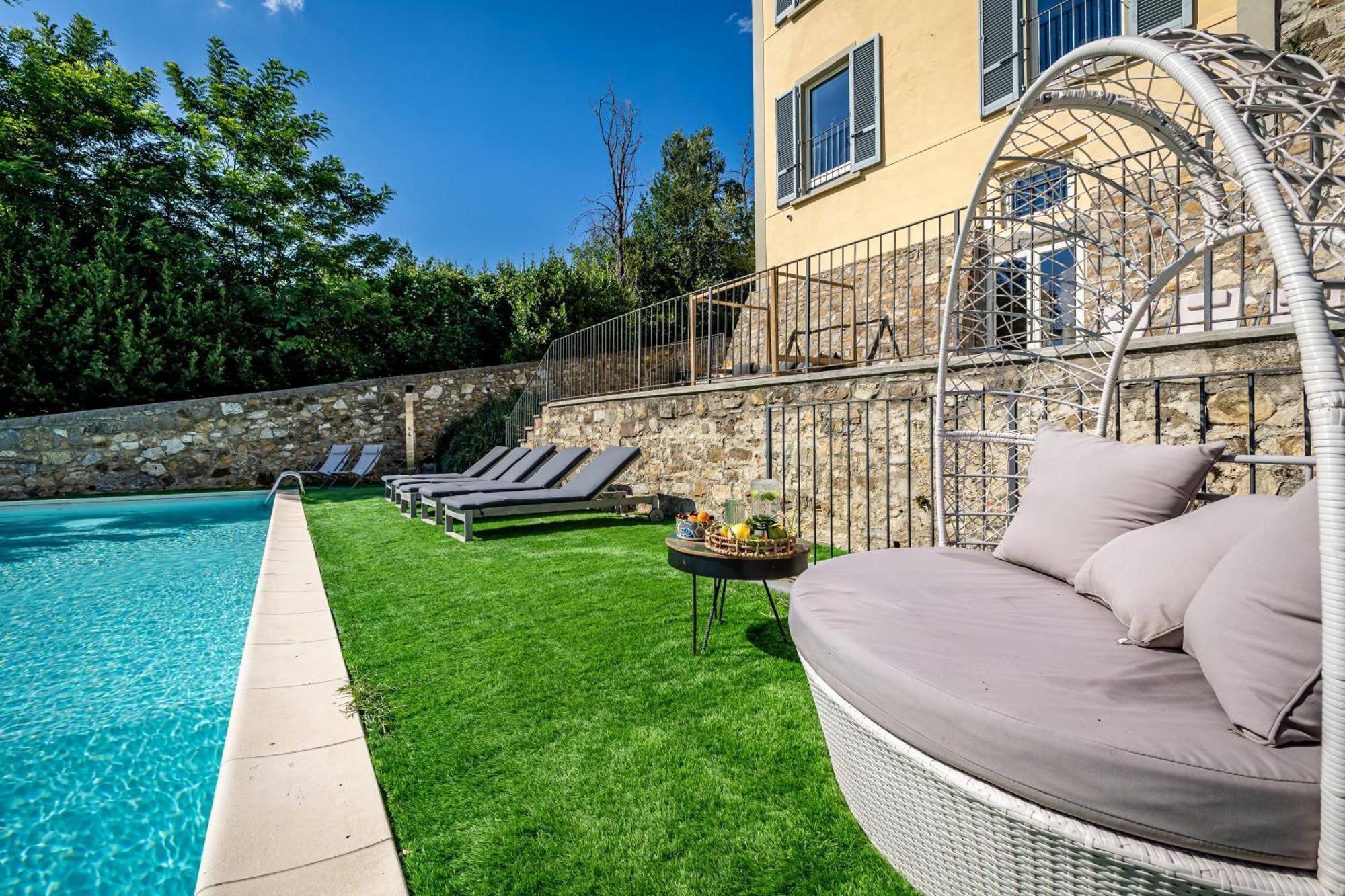 Luxury Villa Tolomei Gucci With Spa San Jacopo al Girone Exteriör bild