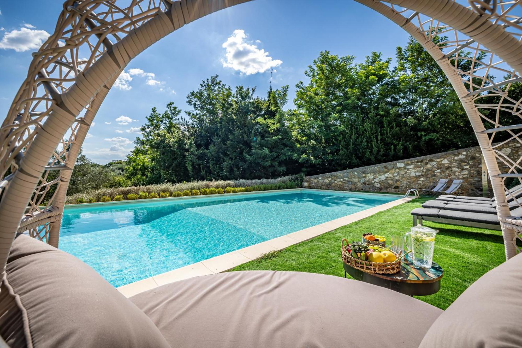 Luxury Villa Tolomei Gucci With Spa San Jacopo al Girone Exteriör bild